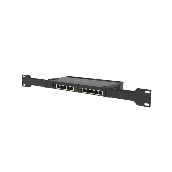 Mikrotik RB4011IGS+RM Routeur connecté Gigabit Ethernet Noir